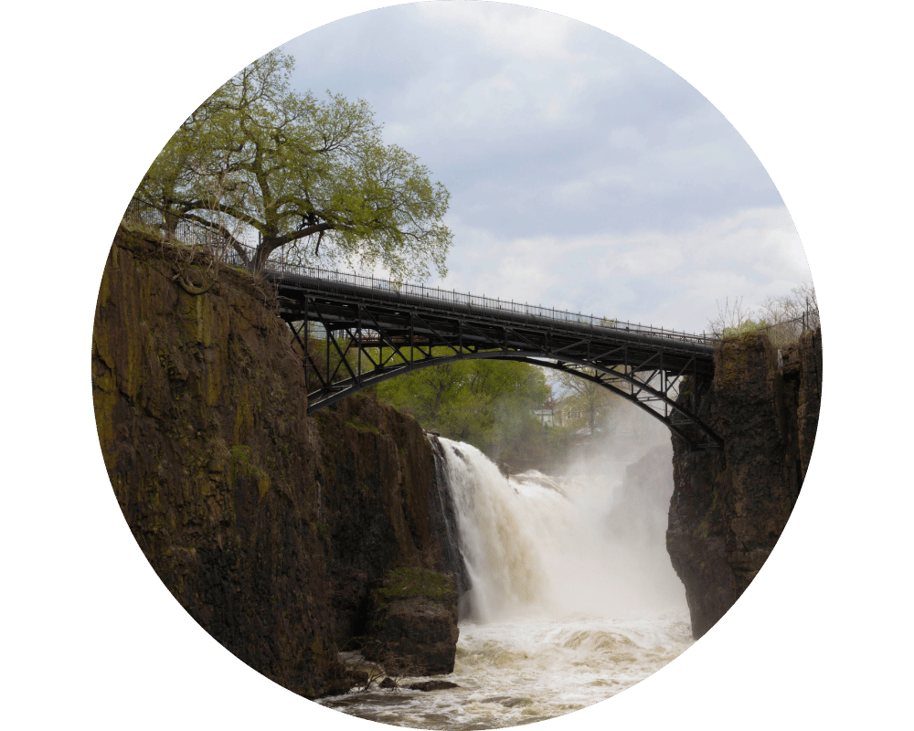 waterfall in Paterson