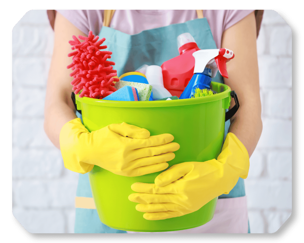 What Does a Dead Mouse Smell Like Corner 2 use gloves and cleaning solutions to dispose of mouse