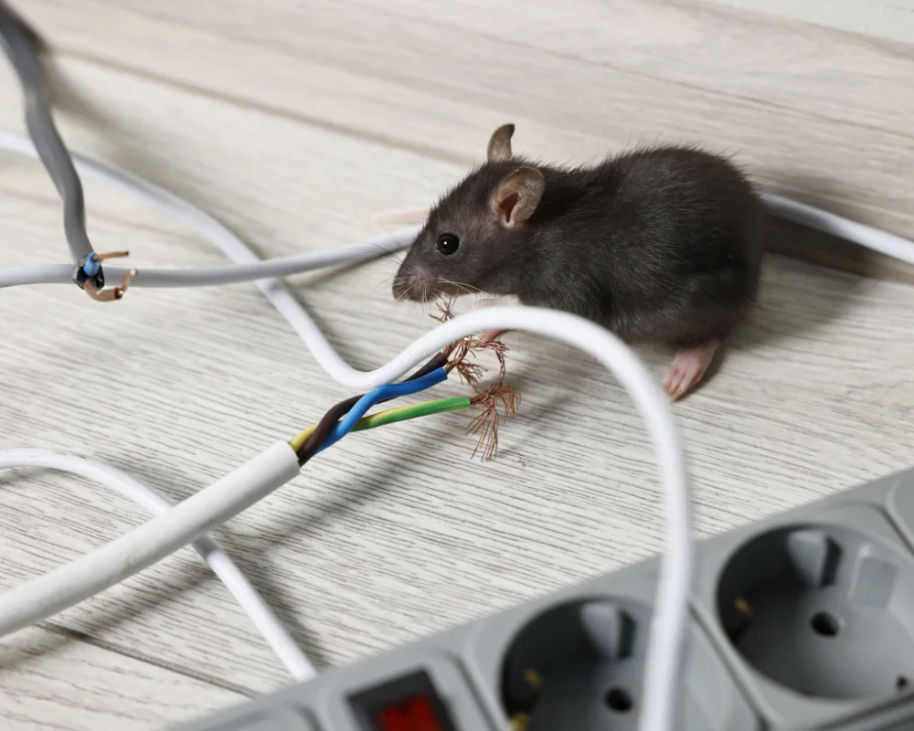 How to Catch Rats mouse chewing wires
