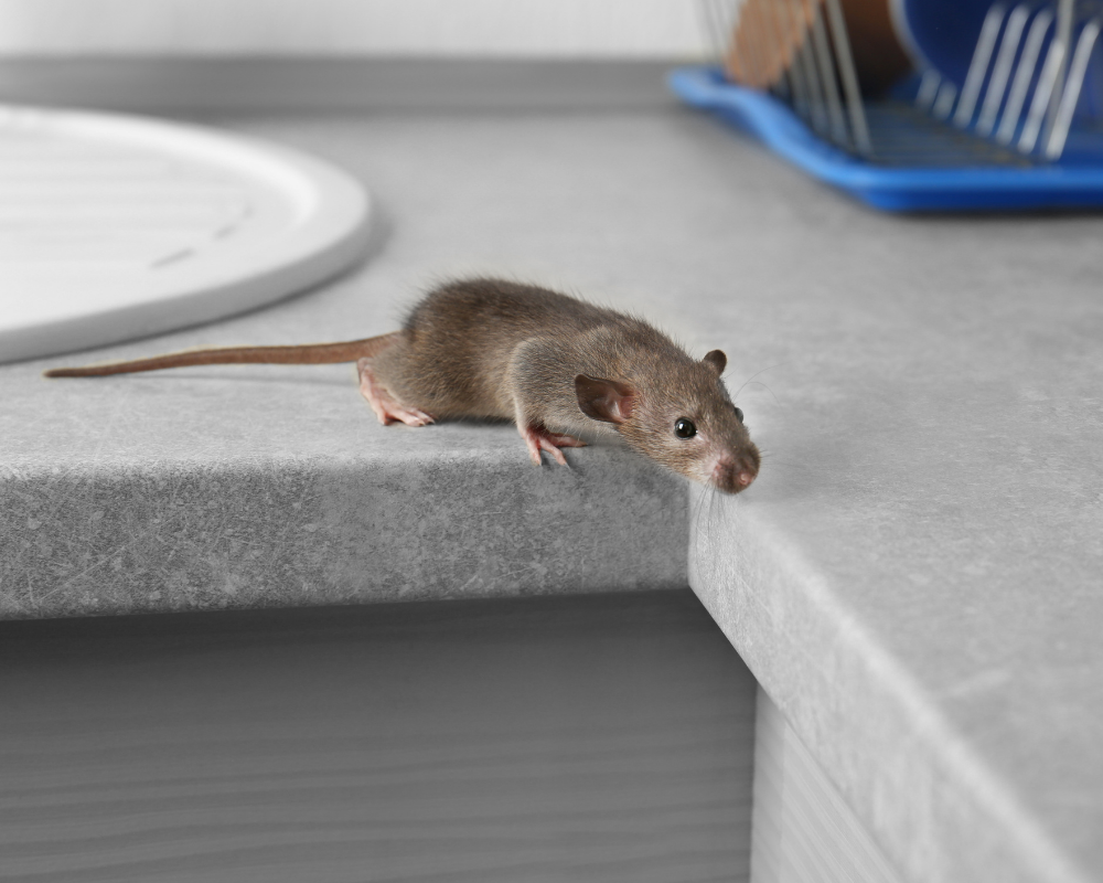 HowToCatchRats mouse on counter